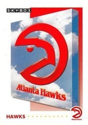 1991-92 SkyBox Base Set Atlanta Hawks #351 card
