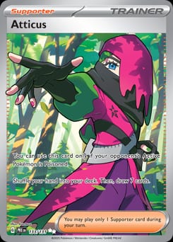 Prismatic Evolutions Atticus #133 card