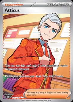Prismatic Evolutions Atticus #134 card