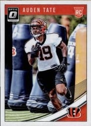 2018 Donruss Optic Base Set Auden Tate #118 card