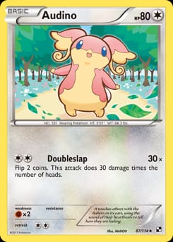 Black & White Audino #87 card