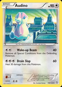 2012 Dragons Exalted Audino #108 card