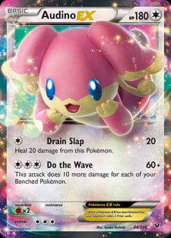 Fates Collide Audino-EX #84 card