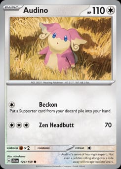 Journey Together Audino #124 card