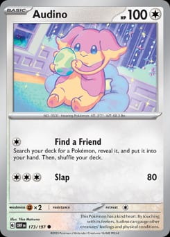Obsidian Flames Audino #173 card