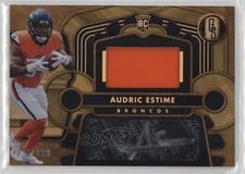 2024 Panini Gold Standard Rookie Jersey Autographs Audric Estime #220 card