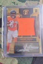 2024 Panini Gold Standard Rookie Jersey Autographs Jumbo Audric Estime #277 card