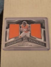 2024 Panini Spectra Rising Rookie Materials Audric Estime #RRM-AEE card