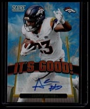 2025 Score It's Good! Autographs Audric Estime #18 card