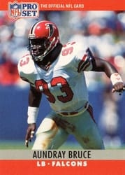 1990 Pro Set Base Set Aundray Bruce #30 card