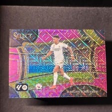 2023 Panini Select La Liga Aurelien Tchouameni Orange #207 card
