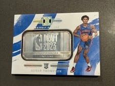 2023-24 Panini Impeccable Silver Draft Logo Ausar Thompson #2 card