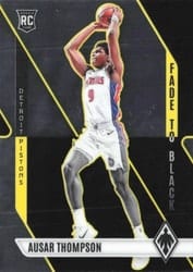 2023-24 Panini Phoenix Fade To Black Ausar Thompson #9 card