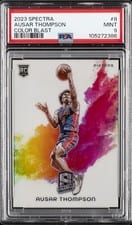 2023 Panini Spectra Color Blast Ausar Thompson #8 card