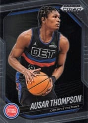 2024-25 Panini Prizm Black Base Set Ausar Thompson #90 card