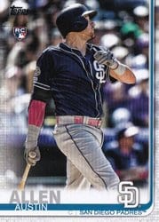 2019 Topps Update Base Set Austin Allen #US103 card