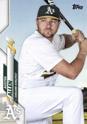 2020 Topps Update Base Set Austin Allen #U-278 card