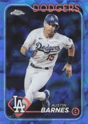 2024 Topps Chrome Sapphire Edition Base Set Austin Barnes #422 card