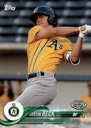 2018 Topps Pro Debut Base Set Austin Beck #89 card