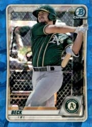 2020 Bowman Sapphire Edition Base Set Austin Beck #BCP-16 card