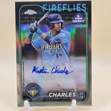 2024 Topps Pro Debut Autographs Austin Charles #PD-62 card