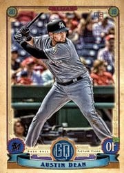 2019 Topps Gypsy Queen Base Set Austin Dean #199 card
