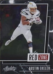 2020 Panini Absolute Red Zone Austin Ekeler #20 card