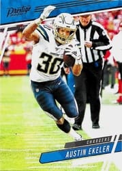 2020 Panini Prestige Base Set Austin Ekeler #53 card