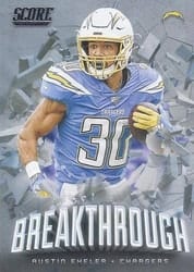 2020 Score Breakthrough Austin Ekeler #B-AE card