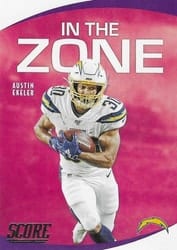2020 Score In the Zone Austin Ekeler #IZ-AE card