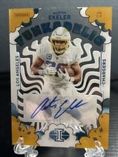2022 Panini Illusions Funkadelic Signatures Austin Ekeler #F-7 card