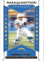 2022 Panini Rookies & Stars Man In Motion Austin Ekeler #MM-9 card