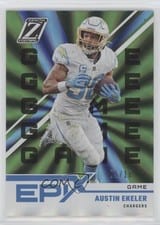 2022 Zenith Epix Emerald Austin Ekeler #EE-7 card