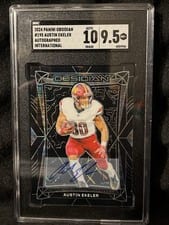 2024 Panini Obsidian Base International Signatures Austin Ekeler #195 card