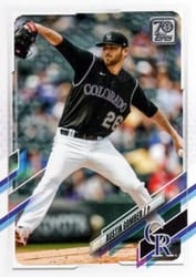 2021 Topps Update Base Set Austin Gomber #US104 card