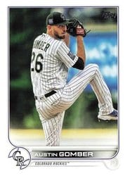 2022 Topps Base Set Austin Gomber #461 card