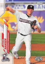 2020 Topps Pro Debut Base Set Austin Hansen #PD-166 card