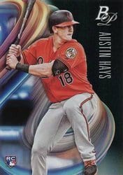 2018 Bowman Platinum Base Set Austin Hays #29 card