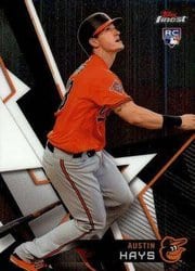2018 Finest Base Set Austin Hays #11 card