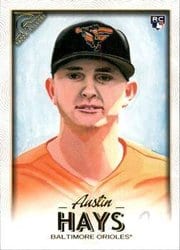 2018 Topps Gallery Base Set Austin Hays #99 card