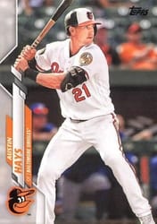 2020 Topps Base Set Austin Hays #632 card