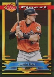2021 Finest Flashbacks Base Set Austin Hays #11 card