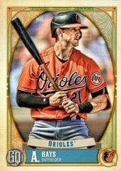 2021 Topps Gypsy Queen Base Set Austin Hays #165 card