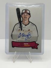 2024 Topps Archives 1968 Topps Action All-Stars Autographs Austin Hays #68AA-AH card