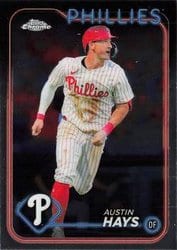 2024 Topps Chrome Update Base Set Austin Hays #USC32 card
