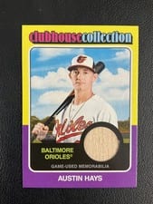 2024 Topps Heritage Clubhouse Collection Relic Austin Hays #CCR-AHA card