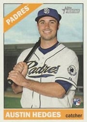 2015 Topps Heritage Base Set Austin Hedges #720 card