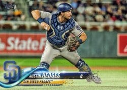 2018 Topps Base Set Austin Hedges #609 card