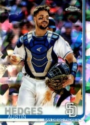 2019 Topps Chrome Sapphire Edition Base Set Austin Hedges #234 card