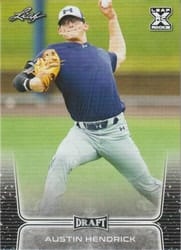 2020 Leaf Draft Base Set Austin Hendrick #35 card